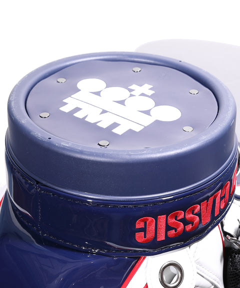 【ワケアリ】【TMT CLASSIC】U.S.FLAG エナメルレザー キャディーバッグ