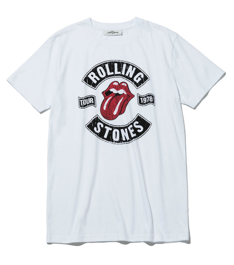 【50%OFF】【The Rolling Stones】RS TOUR 1978PT T SHIRT(RSBA02W708)