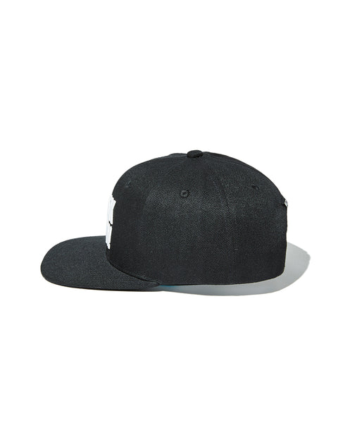 【BACK SPIN!】FLAT BRIM CAP(BSBA02W901)BLACK, One-size