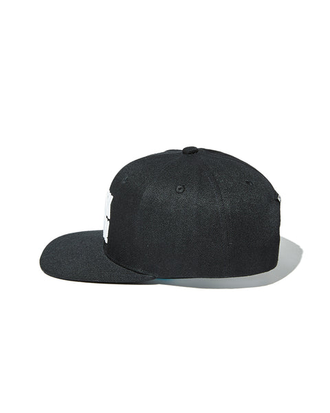 【BACK SPIN!】FLAT BRIM CAP（BSBA02W901）BLACK, One-size