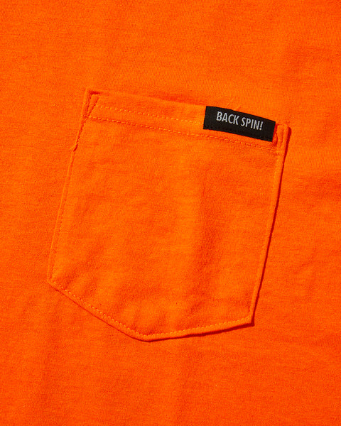 50%OFF【BACK SPIN!】BIGロゴポケット Tシャツ