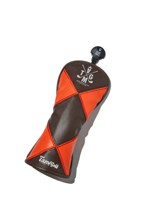 【TAM!GOLF】PU DIAMOND HEAD COVER FOR HYBRID