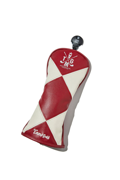 【TAM!GOLF】PU DIAMOND HEAD COVER FOR HYBRID