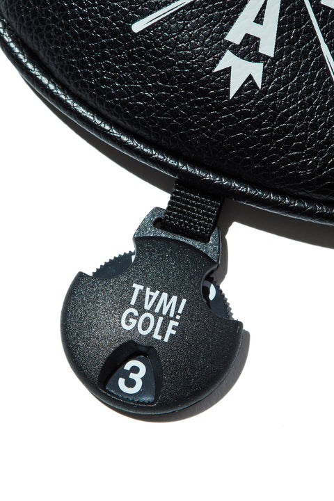 【再入荷】【TAM!GOLF】PU DIAMOND HEAD COVER FOR FAIRWAY WOOD