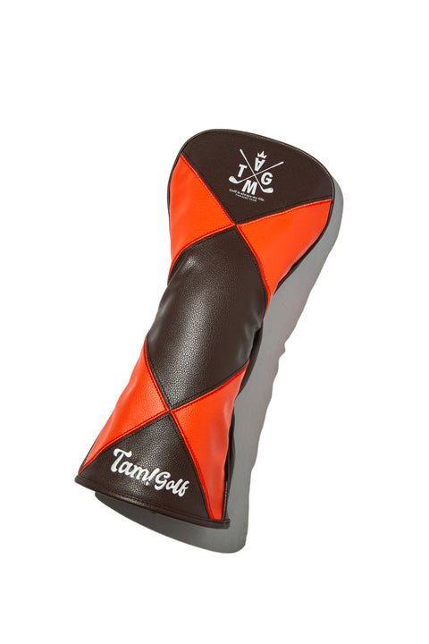 【再入荷!】【TAM!GOLF】PU DIAMOND HEAD COVER FOR DRIVER