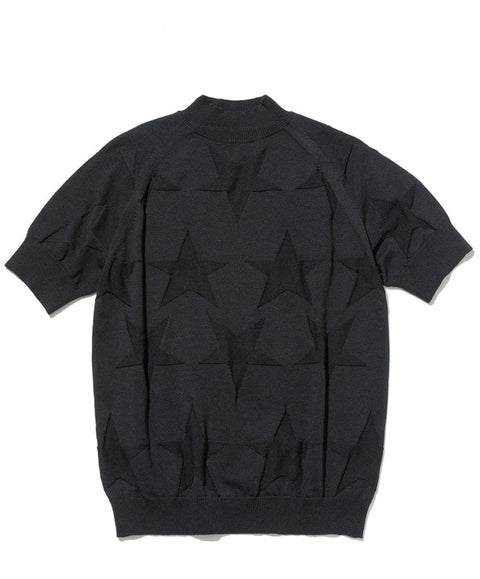 【BACK SPIN!】STAR KNIT SWEATER（BSBA02W705）