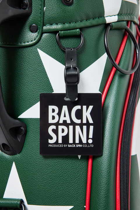 【ワケアリ】【BACK SPIN!】GOLF BAG - STAR 2023 (White Black Navy Red)