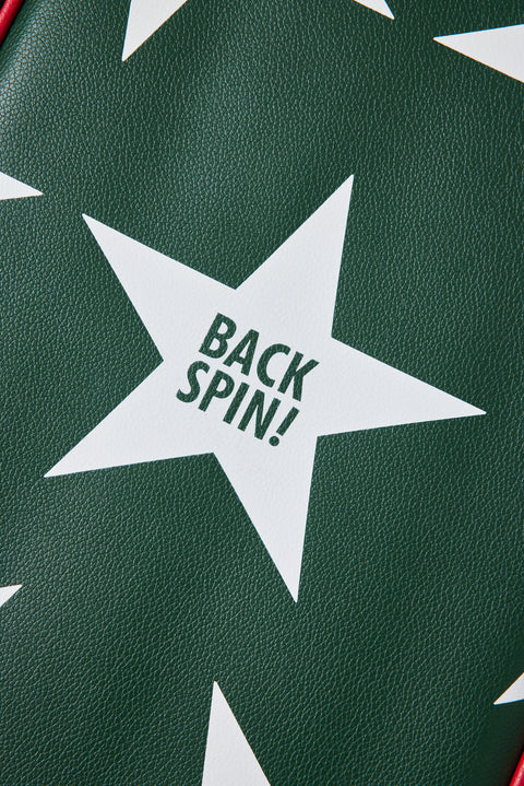【ワケアリ】【BACK SPIN!】GOLF BAG - STAR 2023 (White Black Navy Red)
