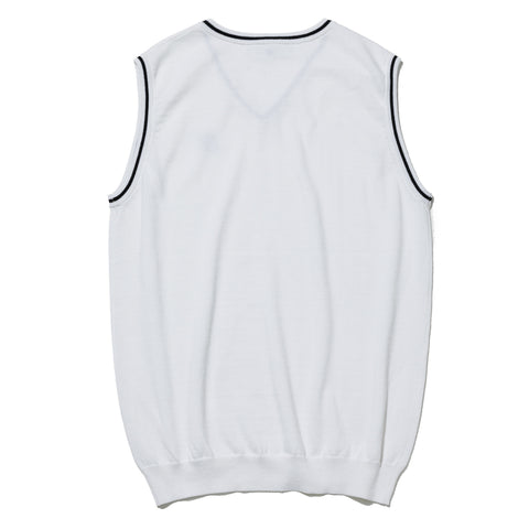【30%OFF】【RollingStones】The Rolling Stones Logo Knit Vest(RSBA02W717)