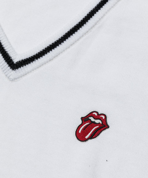 【30%OFF】【RollingStones】The Rolling Stones Logo Knit Vest(RSBA02W717)