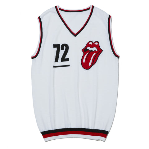 【30%OFF】【RollingStones】The Rolling Stones Jacquard Knit Vest(RSBA02W718)