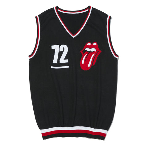 【30%OFF】【RollingStones】The Rolling Stones Jacquard Knit Vest(RSBA02W718)