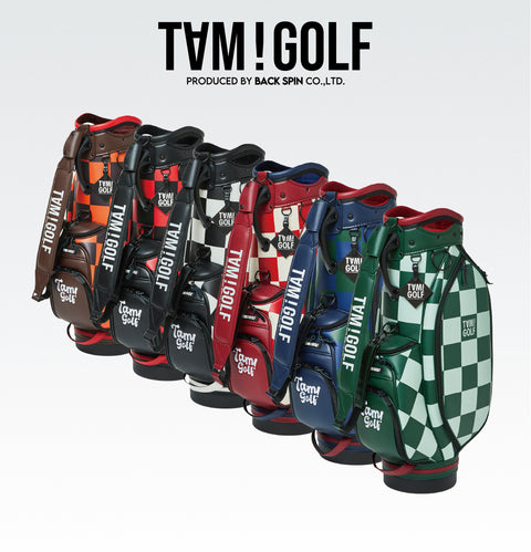再入荷!【TAM!GOLF】CHECKER CART TYPE CADDIE BAG(TGBD01C101)