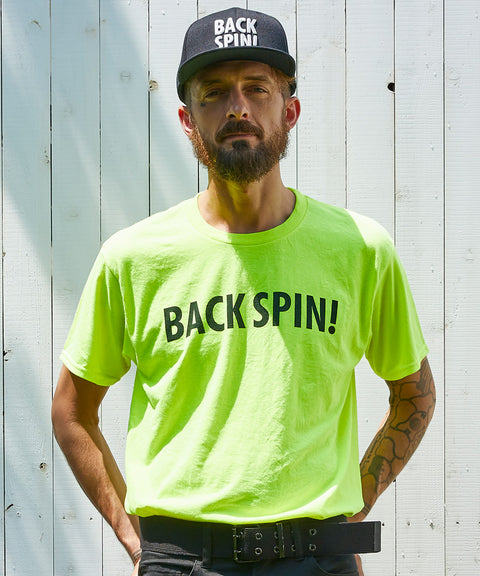 【50%OFF】【BACK SPIN!】フロントロゴTシャツ