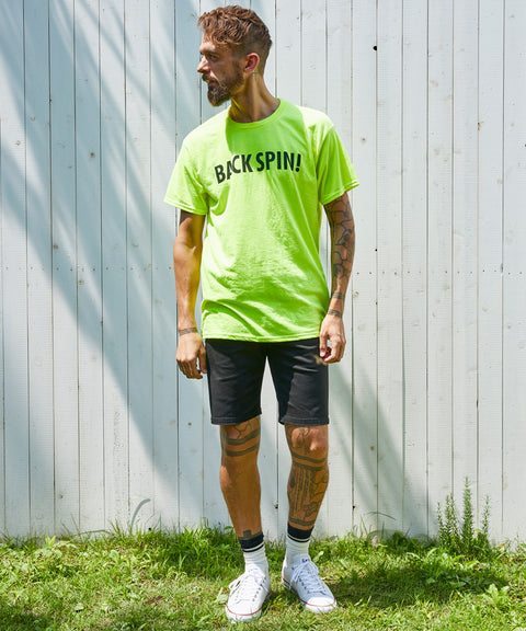【50%OFF】【BACK SPIN!】フロントロゴTシャツ