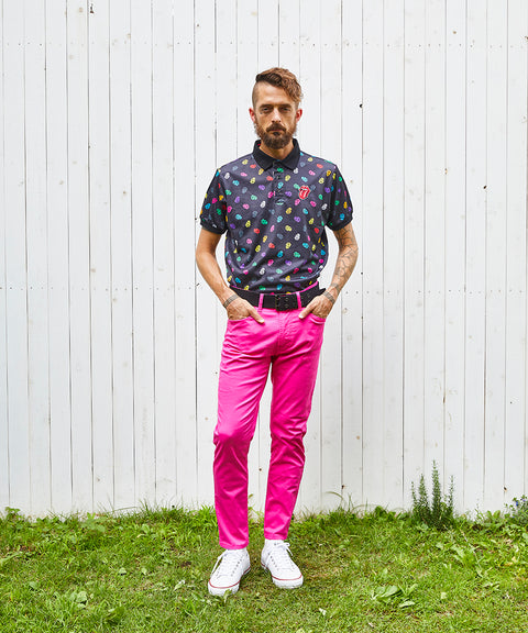 【50%OFF】【RollingStones】RS LICKS Pattern POLO SHIRT(RSBA02W704)