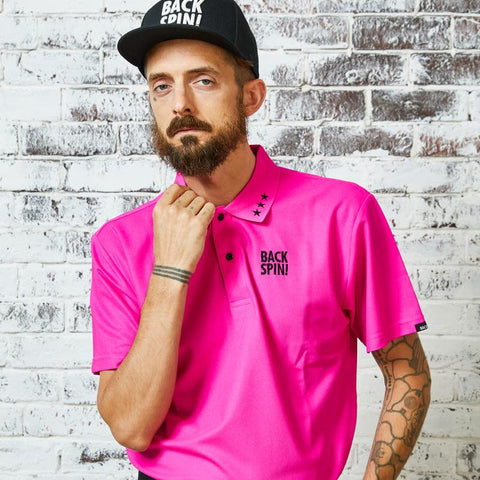 【30%OFF】【BACK SPIN!】スターロゴポロシャツ