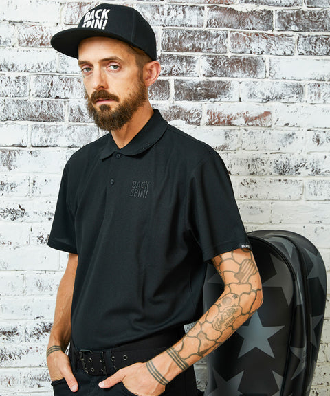 【30%OFF】【BACK SPIN!】スターロゴポロシャツ
