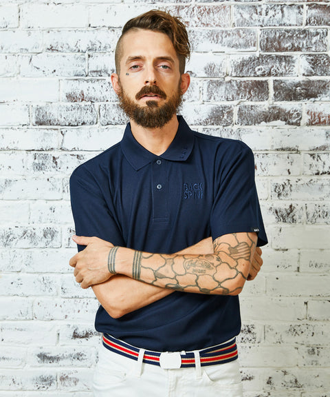 【30%OFF】【BACK SPIN!】スターロゴポロシャツ