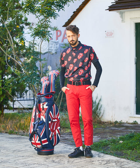 【30%OFF】【RollingStones】Red Lick Pattern POLO SHIRT(RSBB01W722)
