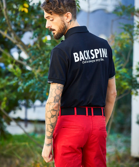 【40%OFF】【BACKSPIN!】BACKSPIN BOW TIE POLO SHIRT(BSBA02W710 )