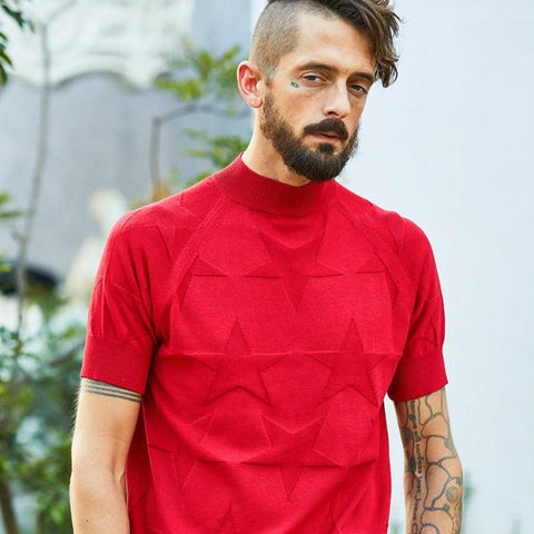 50%OFF【BACK SPIN!】STAR KNIT SWEATER(BSBA02W705)