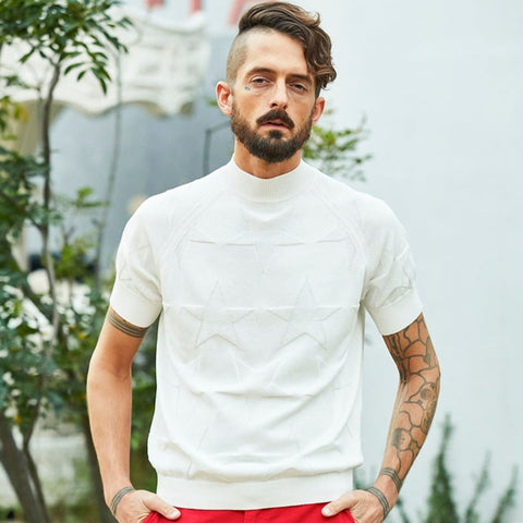 50%OFF【BACK SPIN!】STAR KNIT SWEATER(BSBA02W705)