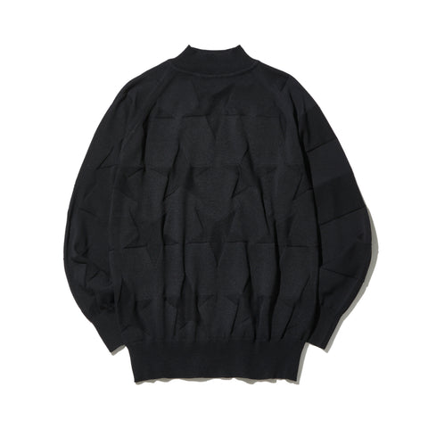 50%OFF【BACK SPIN!】STAR AND BORDER LONG SLEEVED KNIT SWEATER(BSBA02W713)