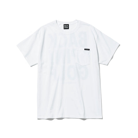 50%OFF【BACK SPIN!】BIGロゴポケット Tシャツ