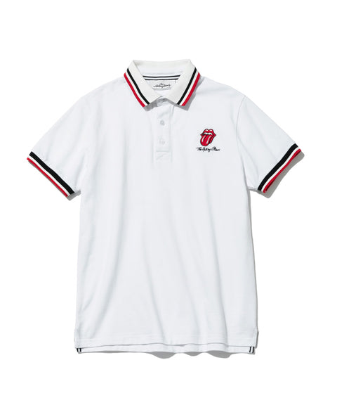 【50%OFF】【RollingStones】 ロゴラインポロシャツ