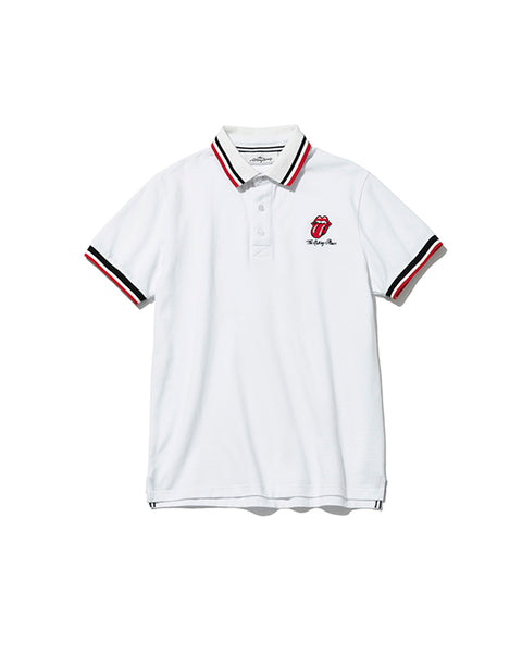 【50%OFF】【RollingStones】 ロゴラインポロシャツ