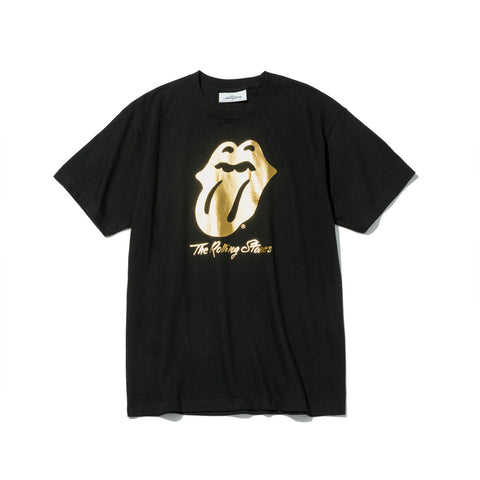 【50%OFF】【The Rolling Stones】ローリングストーンズ ゴールド ロゴTシャツ