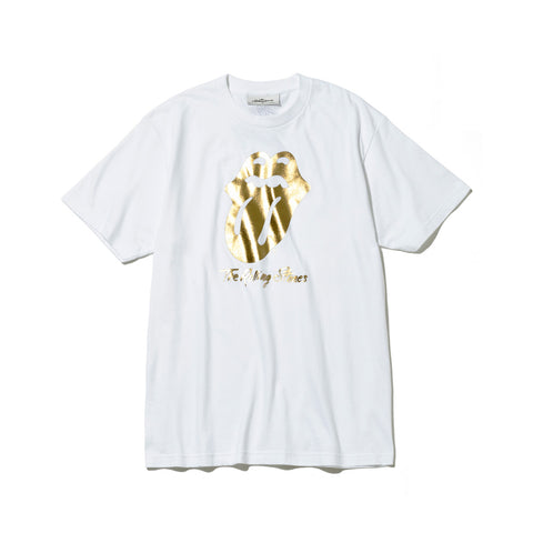 【50%OFF】【The Rolling Stones】ローリングストーンズ ゴールド ロゴTシャツ