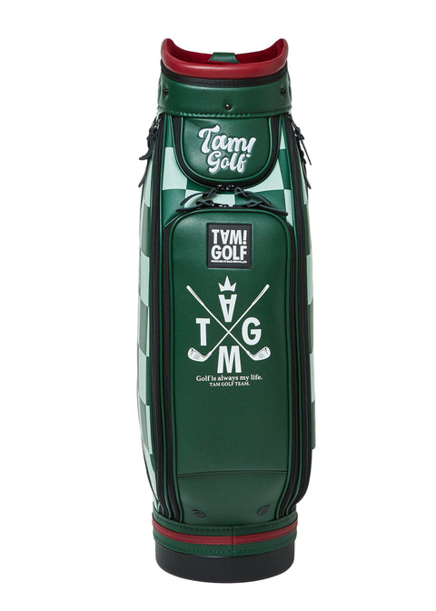 再入荷!【TAM!GOLF】CHECKER CART TYPE CADDIE BAG(TGBD01C101)