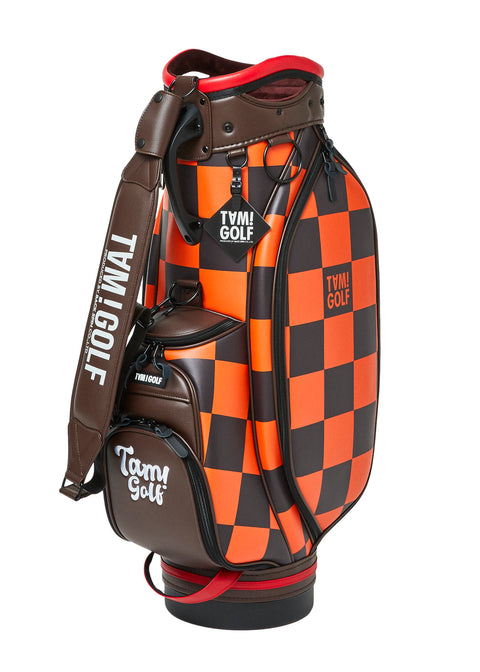 再入荷!【TAM!GOLF】CHECKER CART TYPE CADDIE BAG(TGBD01C101)
