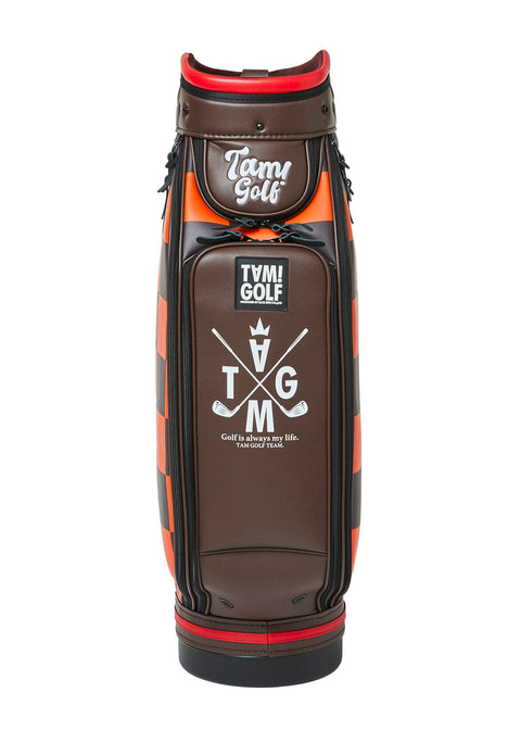 再入荷!【TAM!GOLF】CHECKER CART TYPE CADDIE BAG(TGBD01C101)