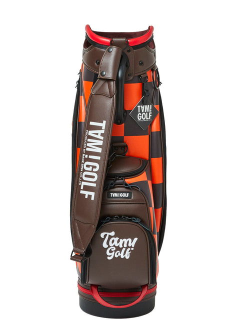 再入荷!【TAM!GOLF】CHECKER CART TYPE CADDIE BAG(TGBD01C101)
