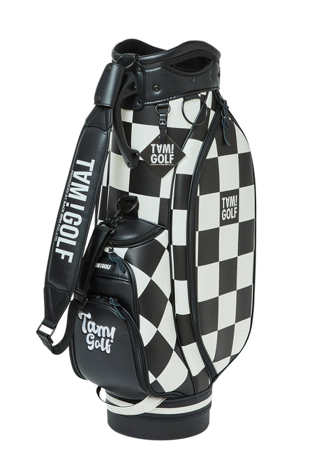 再入荷!【TAM!GOLF】CHECKER CART TYPE CADDIE BAG(TGBD01C101)
