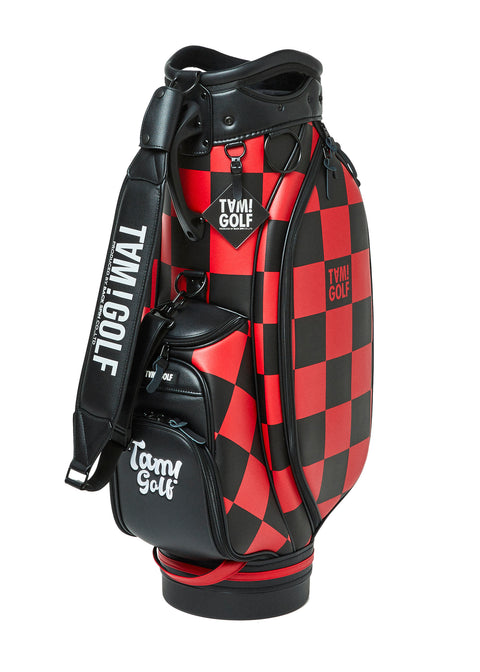再入荷!【TAM!GOLF】CHECKER CART TYPE CADDIE BAG(TGBD01C101)