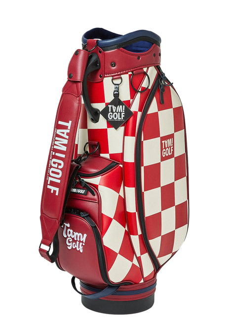 再入荷!【TAM!GOLF】CHECKER CART TYPE CADDIE BAG(TGBD01C101)