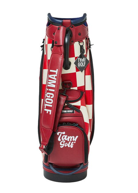 再入荷!【TAM!GOLF】CHECKER CART TYPE CADDIE BAG(TGBD01C101)