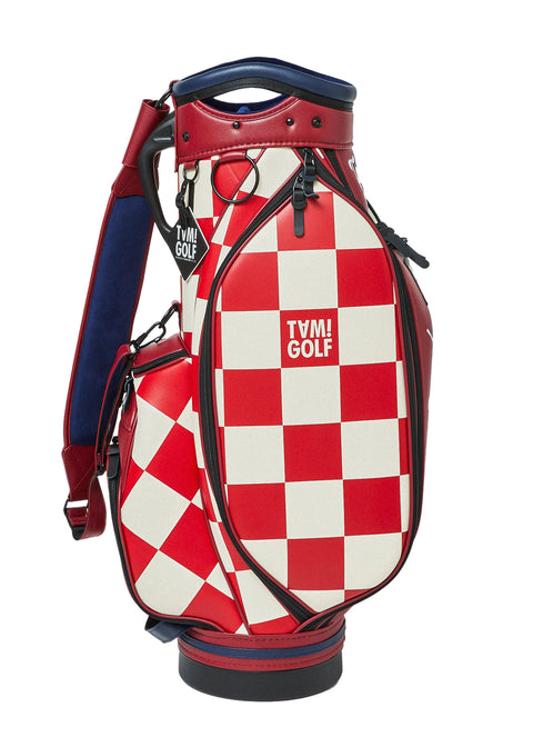 再入荷!【TAM!GOLF】CHECKER CART TYPE CADDIE BAG(TGBD01C101)