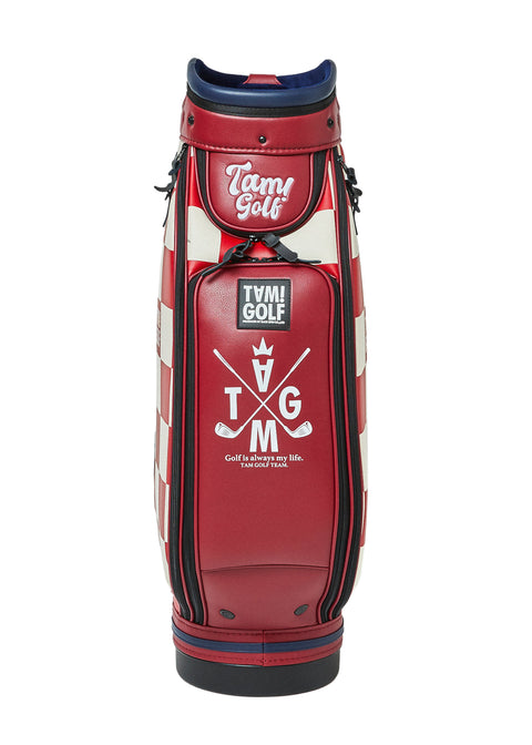 再入荷!【TAM!GOLF】CHECKER CART TYPE CADDIE BAG(TGBD01C101)