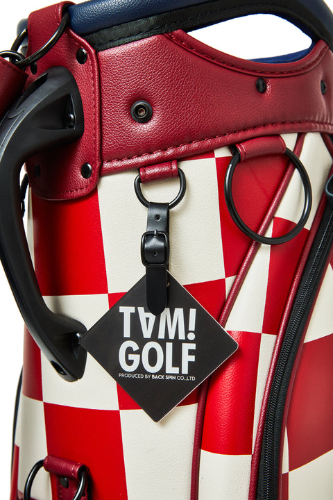 再入荷!【TAM!GOLF】CHECKER CART TYPE CADDIE BAG(TGBD01C101)