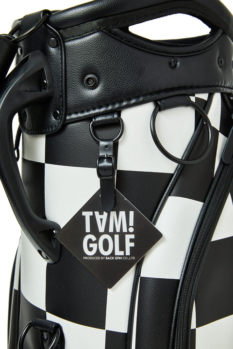 再入荷!【TAM!GOLF】CHECKER CART TYPE CADDIE BAG(TGBD01C101)