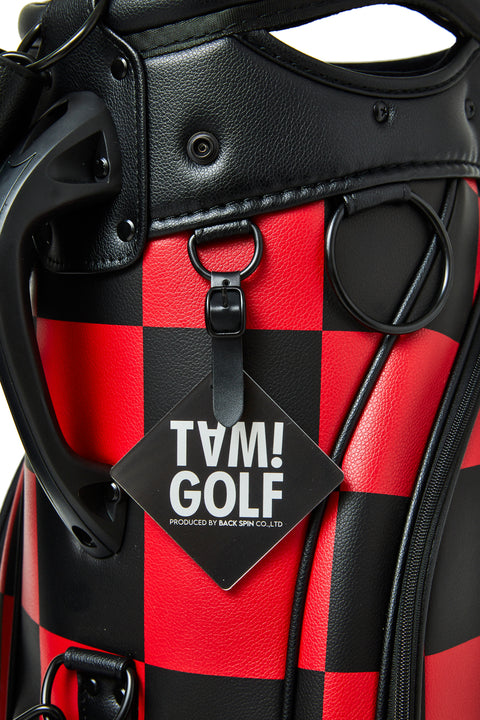再入荷!【TAM!GOLF】CHECKER CART TYPE CADDIE BAG(TGBD01C101)