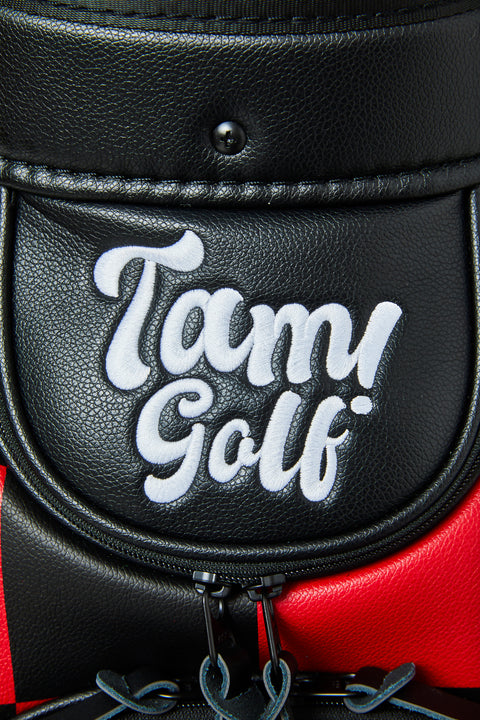 再入荷!【TAM!GOLF】CHECKER CART TYPE CADDIE BAG(TGBD01C101)