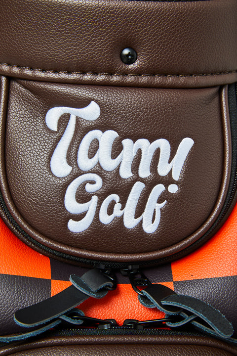 再入荷!【TAM!GOLF】CHECKER CART TYPE CADDIE BAG(TGBD01C101)