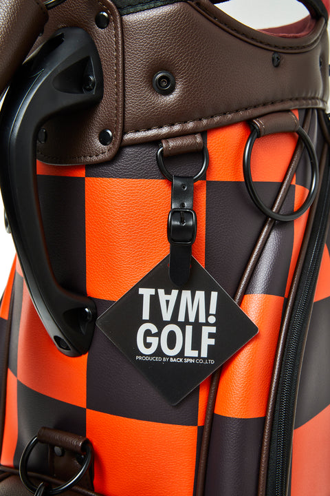 再入荷!【TAM!GOLF】CHECKER CART TYPE CADDIE BAG(TGBD01C101)