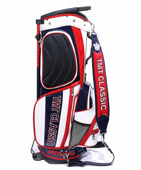 【ワケアリ】【TMT CLASSIC】U.S.FLAG エナメルレザー スタンドタイプキャディバッグ